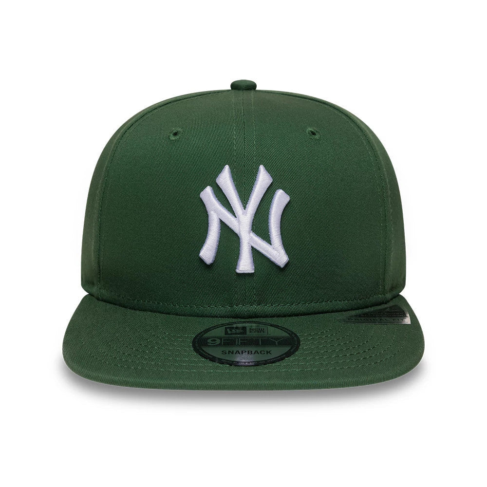 Cappello con Visiera New Era New York Yankees 9FIFTY League Essential Verde/Bianco 60951085
