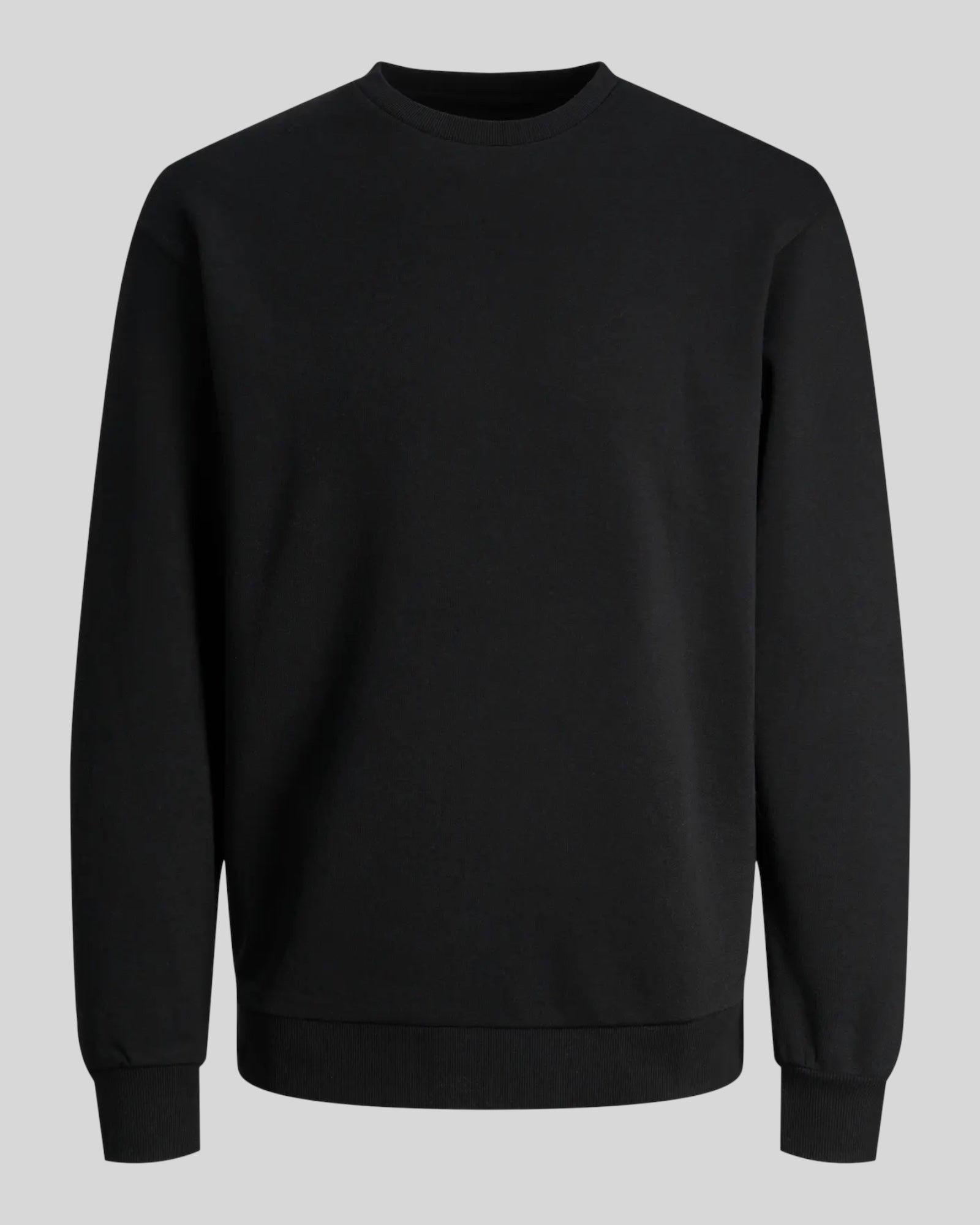 Felpa Girocollo Basic Jjbradley Seat Crew Nero 12249341 Jack & Jones