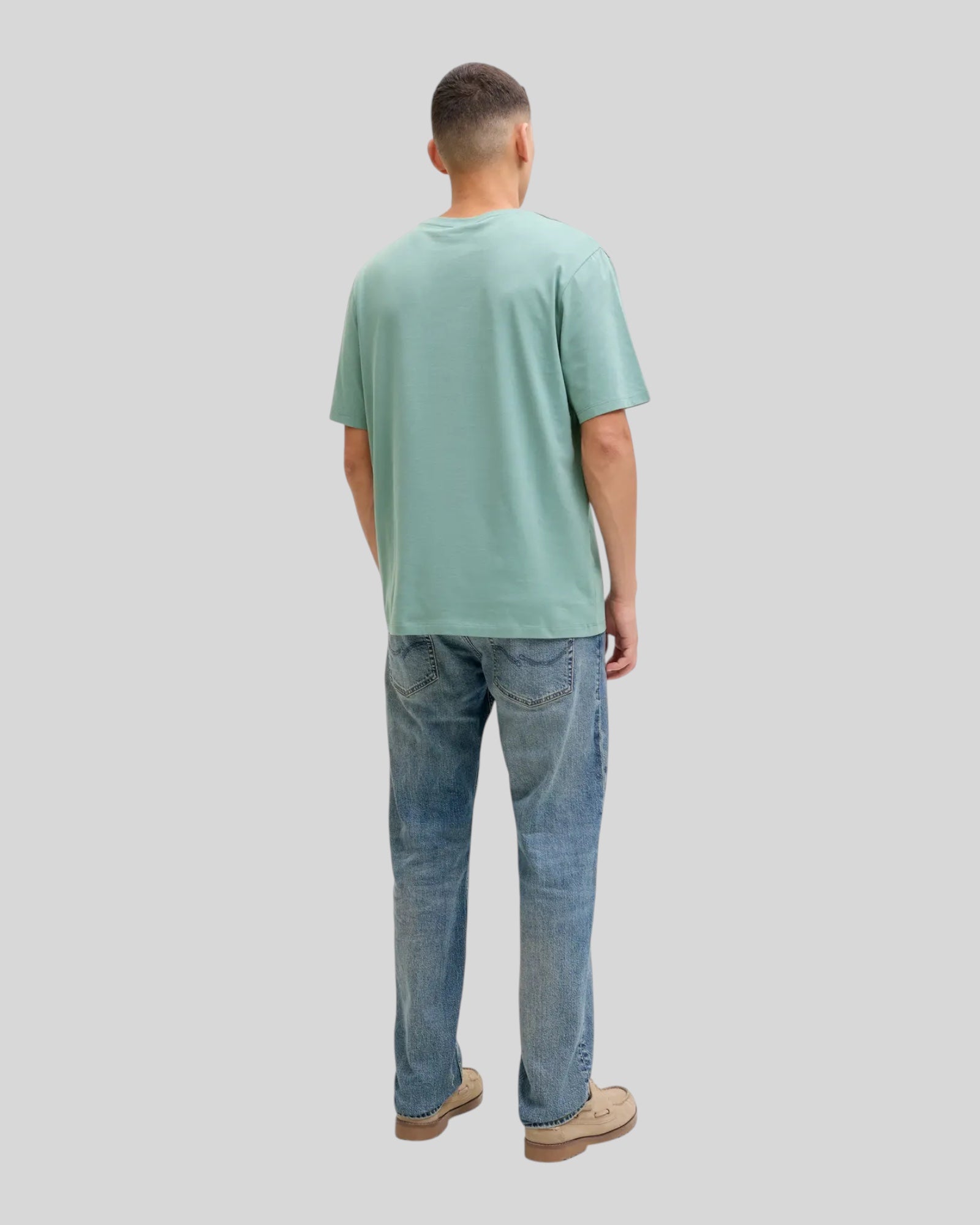 T-Shirt Jjelogo Tee ss 2 Cool Mineral Blue 12288016 Jack & Jones