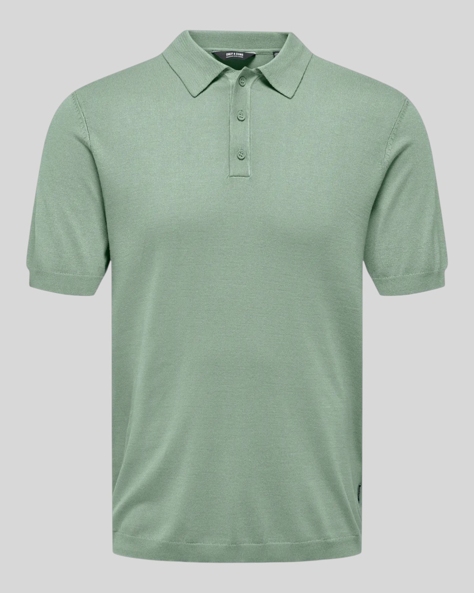 Polo In Maglia Onswyler Life Regular Knit Iceberg Green 22022219 Only & Sons