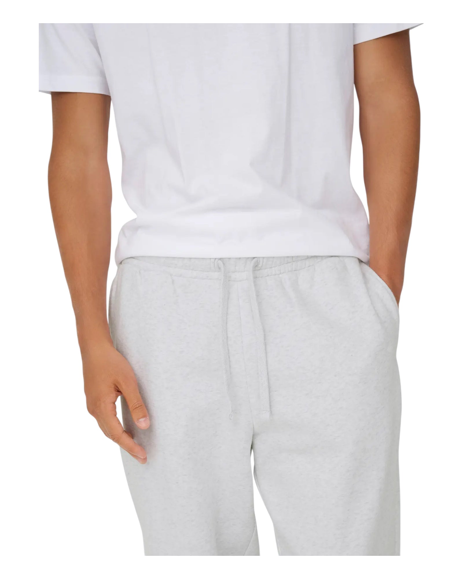 Pantaloni Tuta Onsceres Wide Pant Light Grey Melange 22034252 Only & Sons