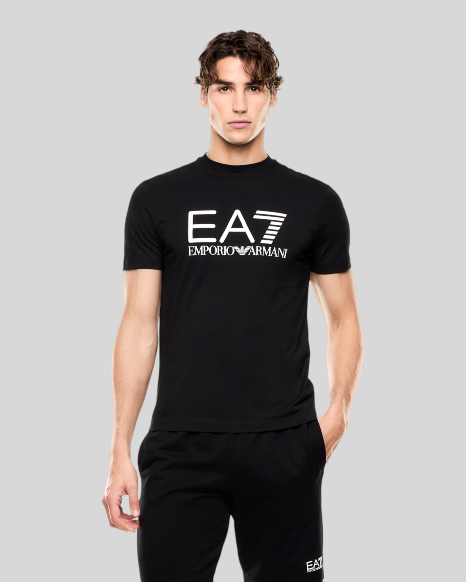 T-Shirt Big Logo Core Identity Tee Nero 7M001412AF22264UC001 EA7