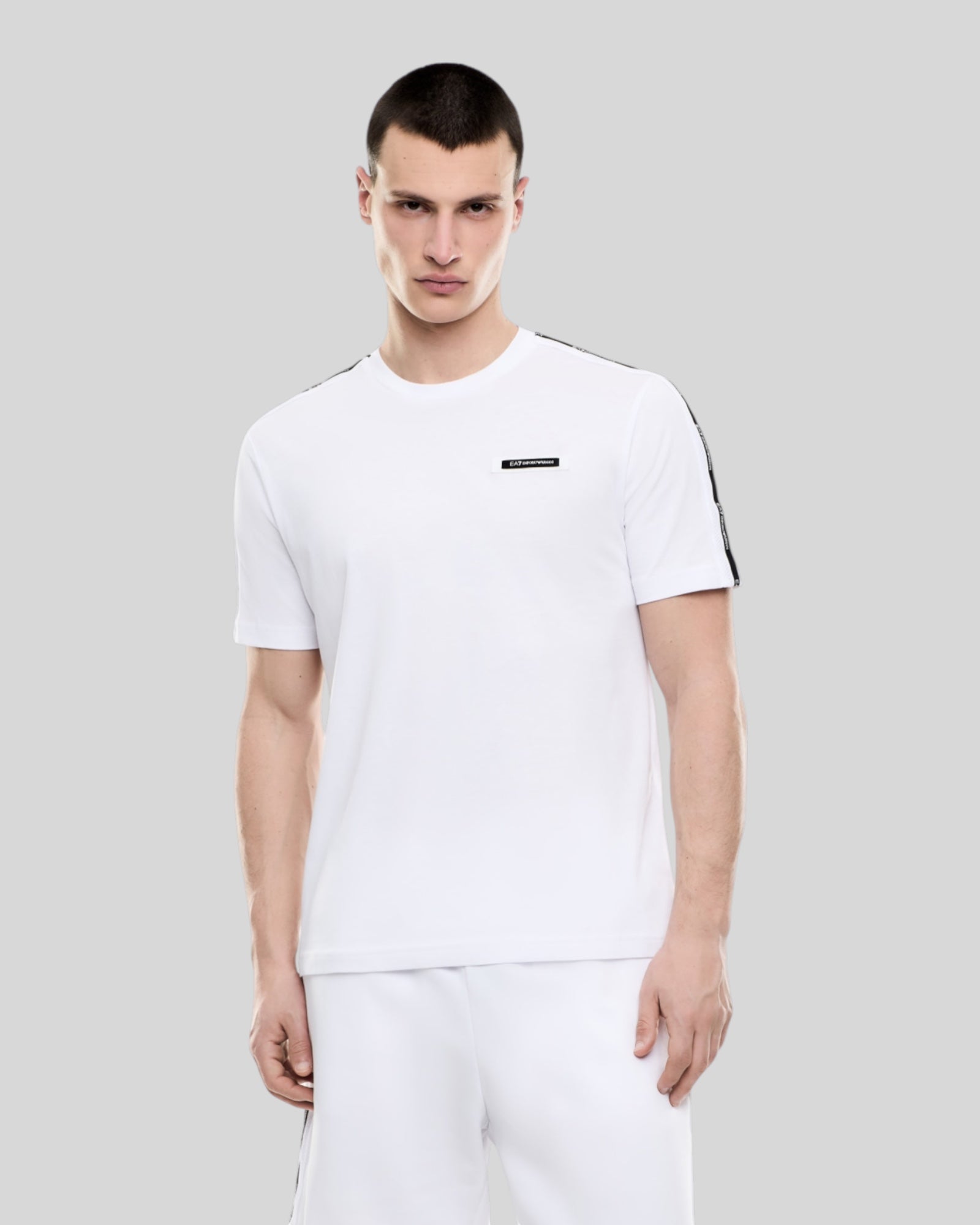 T-Shirt Logo Series Main Tee Tape Bianca 7M001476AF10375U0002 EA7