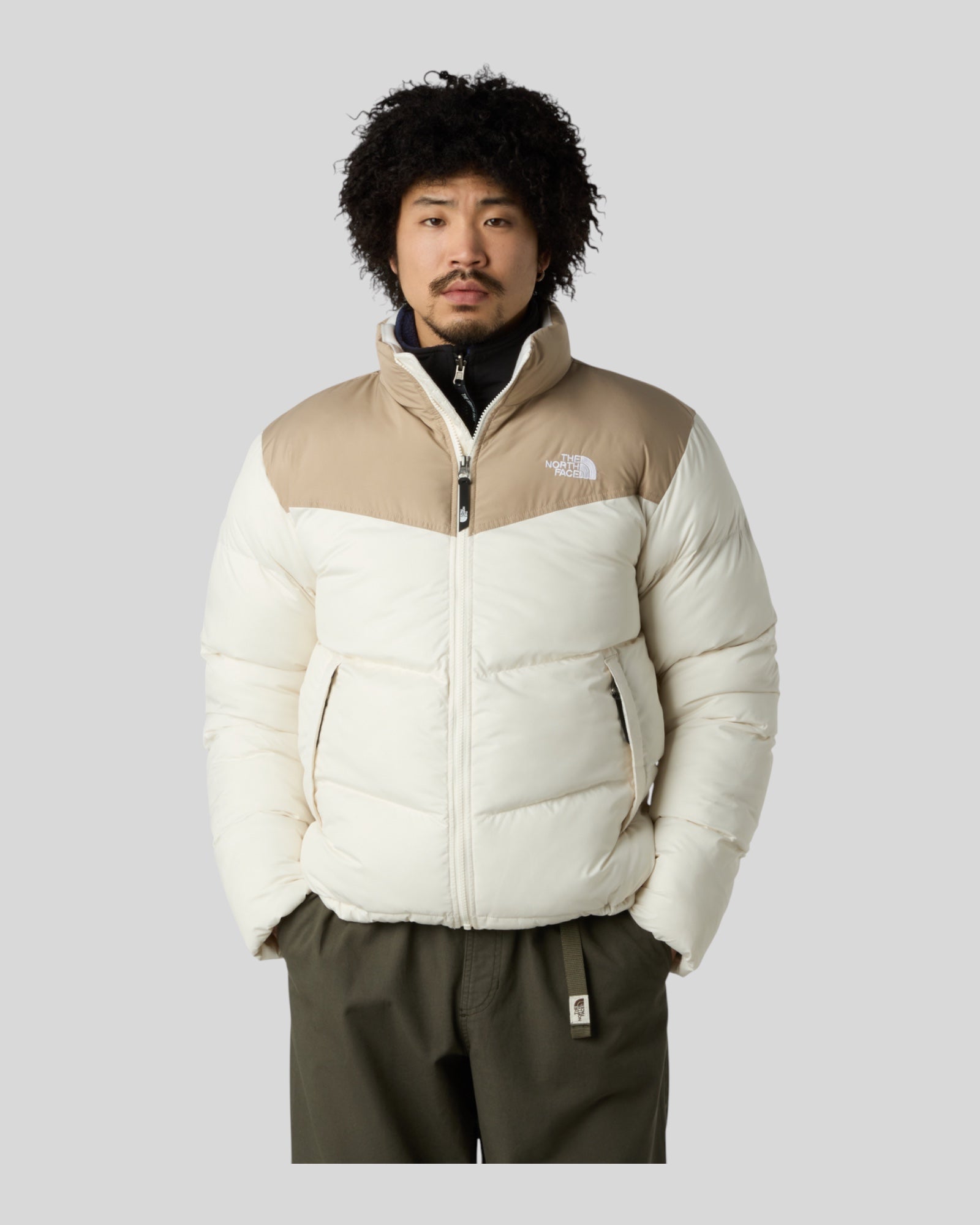 Giubbotto M Saikuru Jacket Mushroom Grey NF0A853IDHS1 The North Face