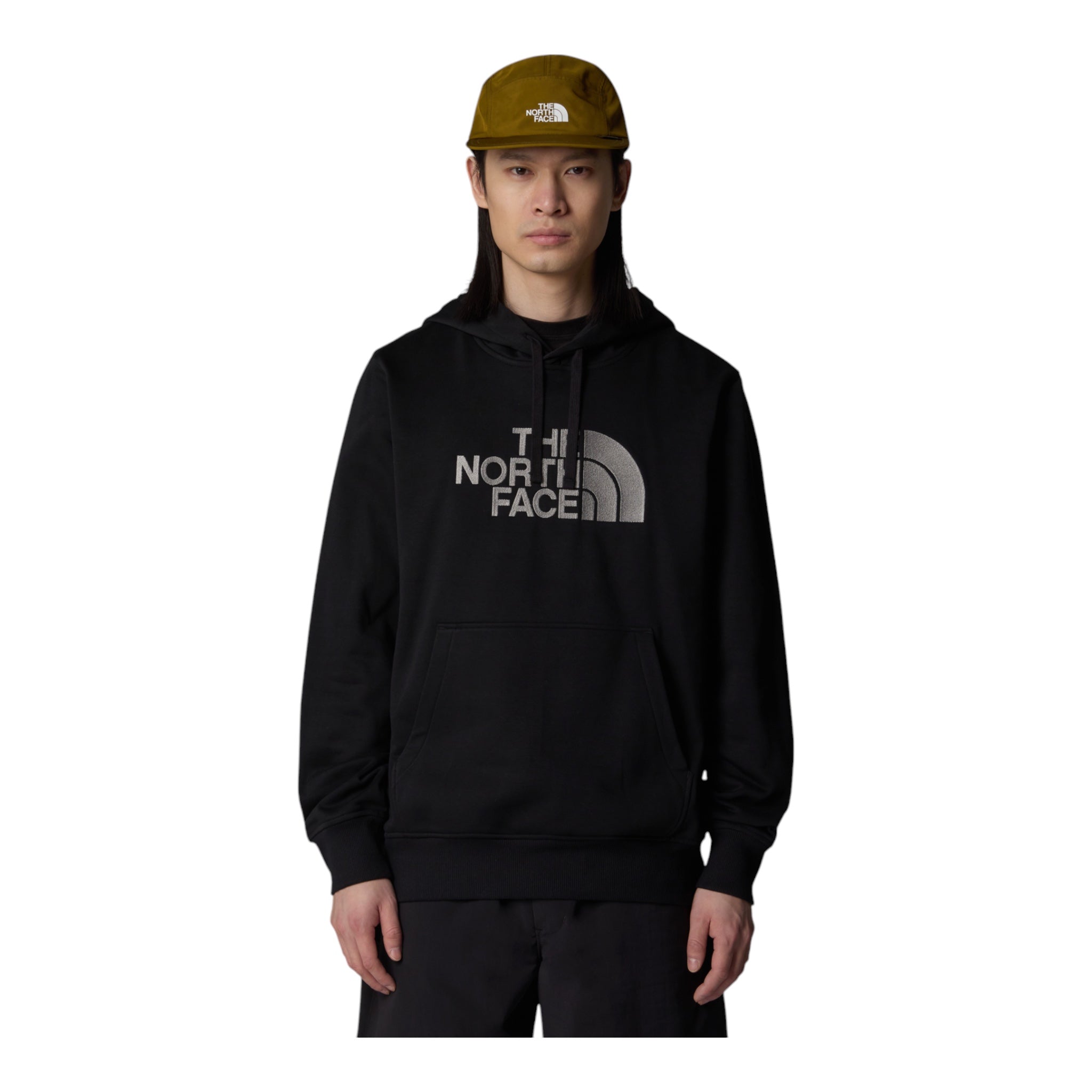 Felpa Con Cappuccio M Drew Peak Pull Hoodie Nero NF0A89EMJK3 The North Face