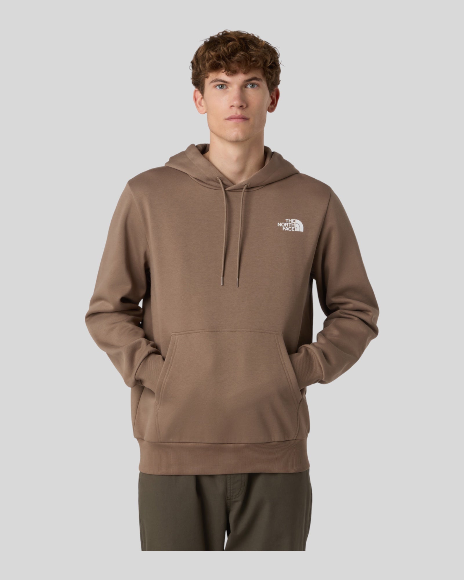 Felpa Con Cappuccio M Simple Dome Hoodie Mocha Brown NF0A89FCBOW1 The North Face