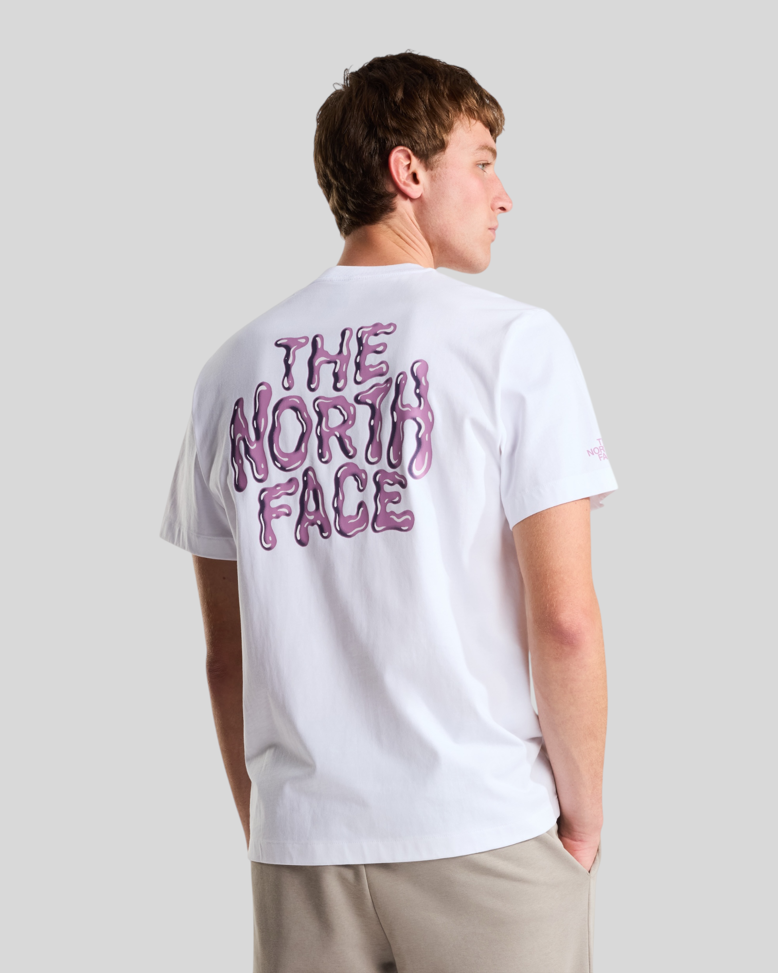 T-Shirt M Drip Logo Relaxed Te Bianca NF0A8GABFN4 The North Face