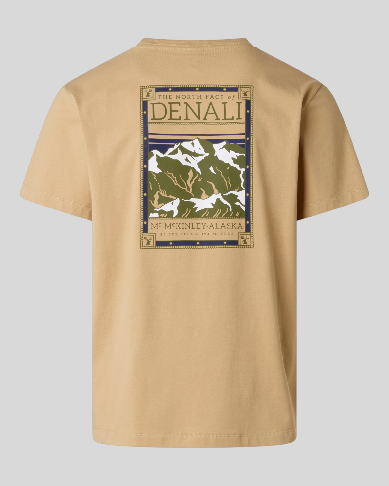 T-Shirt M North Faces Regular Tee Khaki Stone NF0A8GUWLK5 The North Face