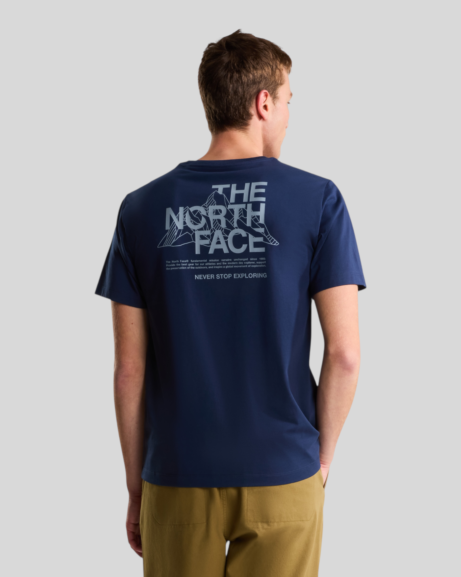 T-Shirt M Mountain Sketch Regular Tee Summit Navy NF0A8GUZ8K2 The North Face
