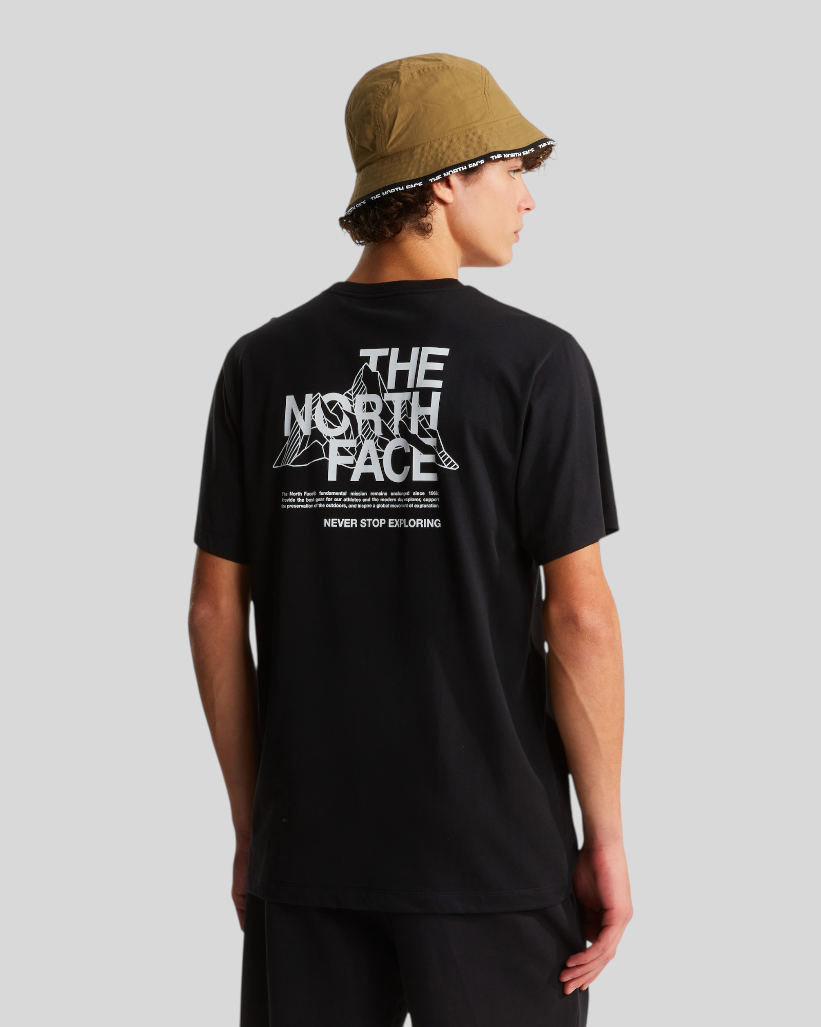 T-Shirt M Mountain Sketch Regular Tee Nera NF0A8GUZJK3 The North Face