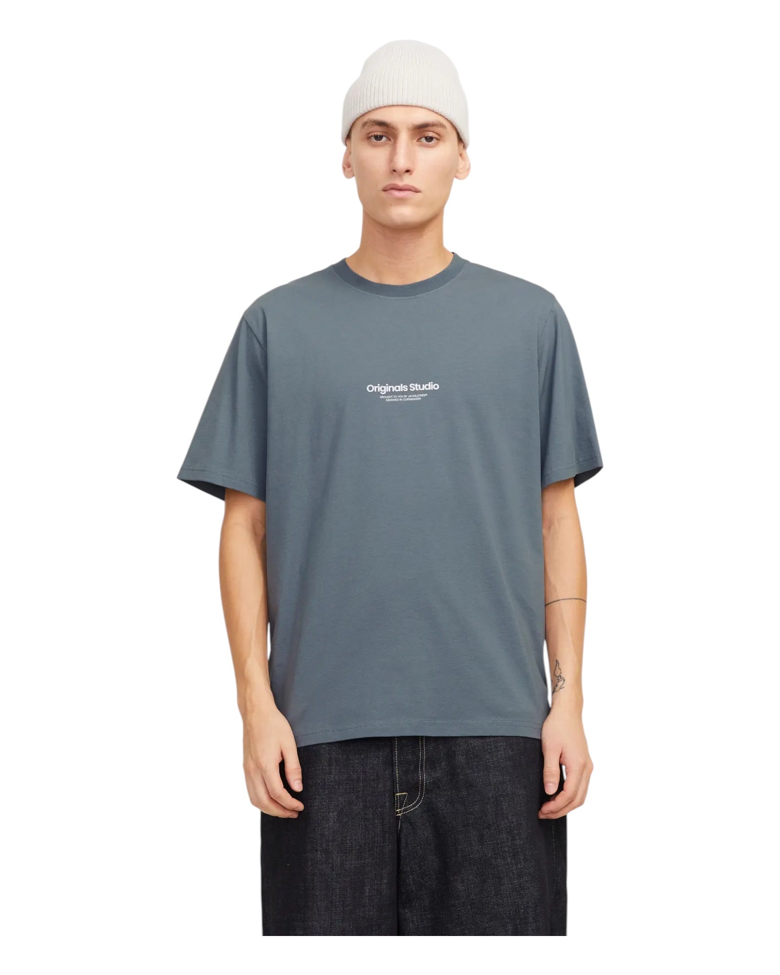 T-Shirt Jorvesterbro Tee ss Stormy Weather 12240121 Jack & Jones