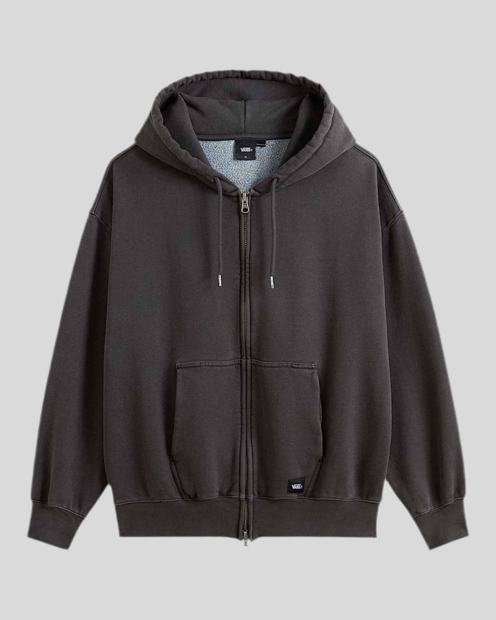 Felpa Con Zip e Cappuccio Faded Nero VN000P98EMV1 Vans