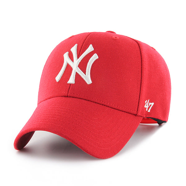 Cappello con visiera ’47 Brand New York Yankees MVP rosso