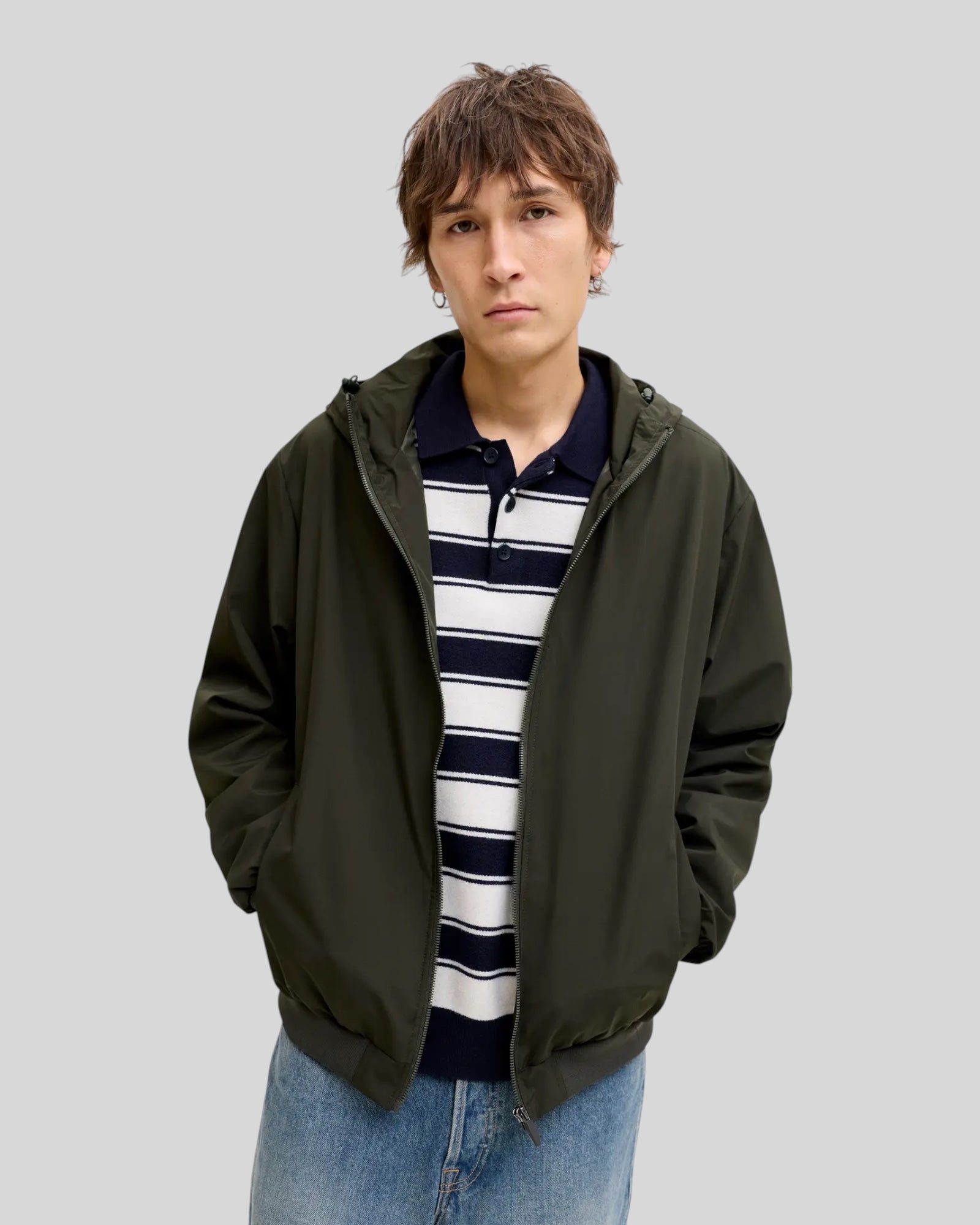 Giubbotto Con Cappuccio Jjecharger Stand Hoodie Bomber Essentials Rosin 12288916 Jack & Jones