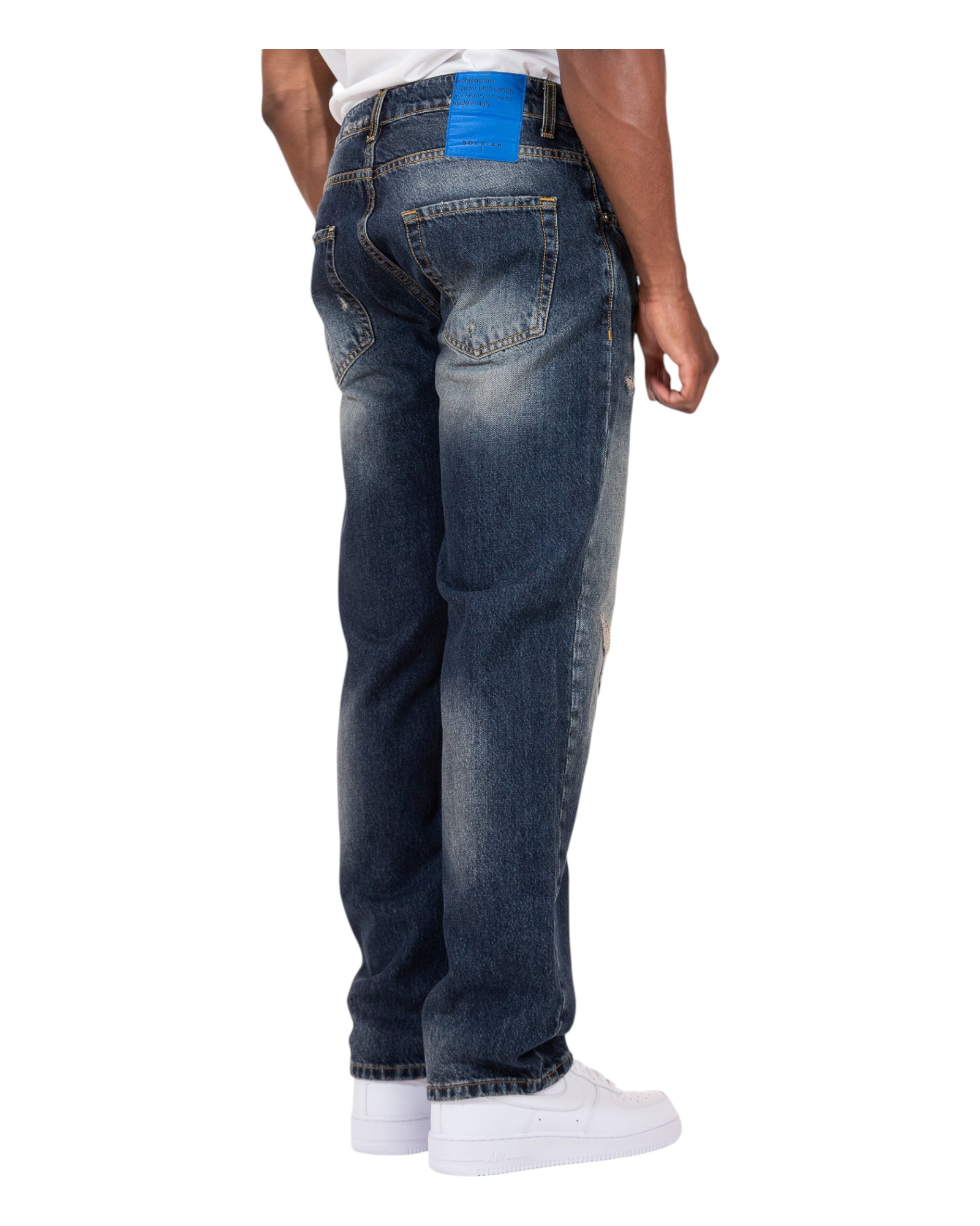 Jeans 5 Tasche Baggy 624B Soldier