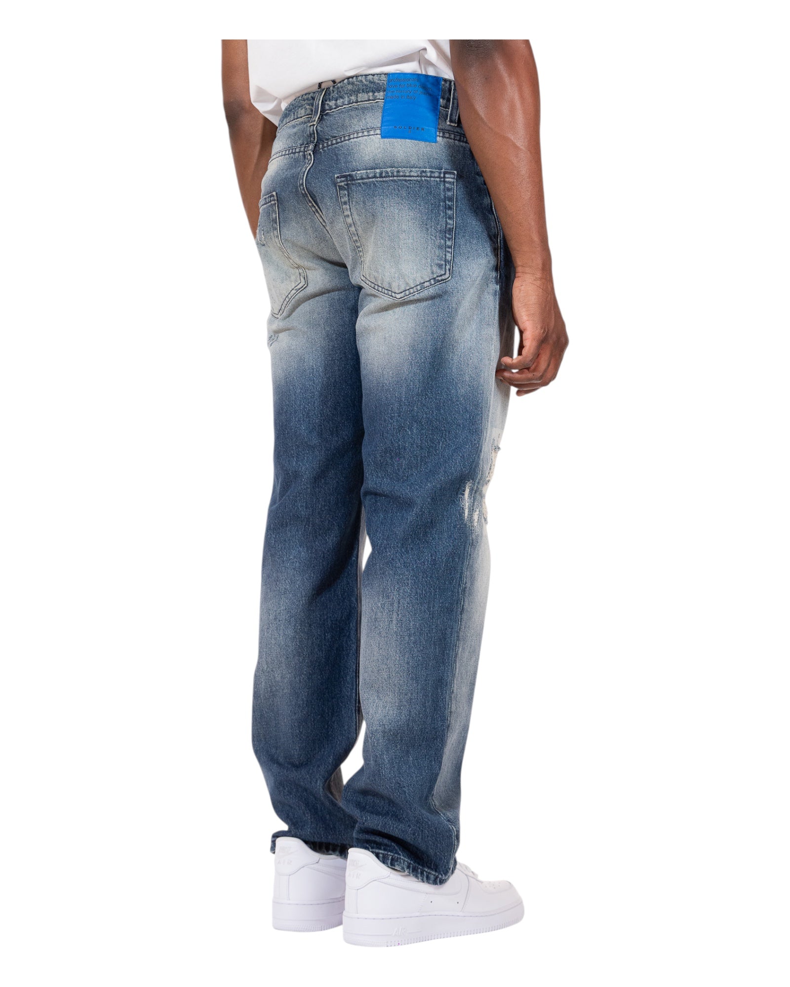 Jeans 5 Tasche Baggy 627B Soldier