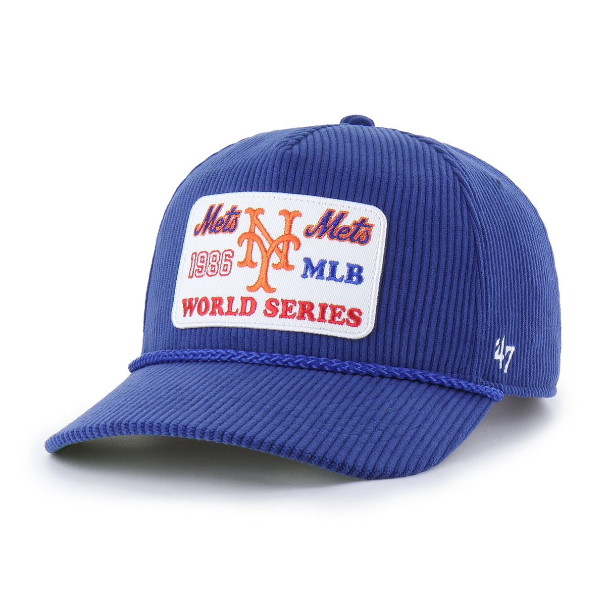 Cappello con Visiera ’47 Brand New York Mets 86 Mets Cord Hitch Blu Royal BCWS-SHCCD16EWP-RY