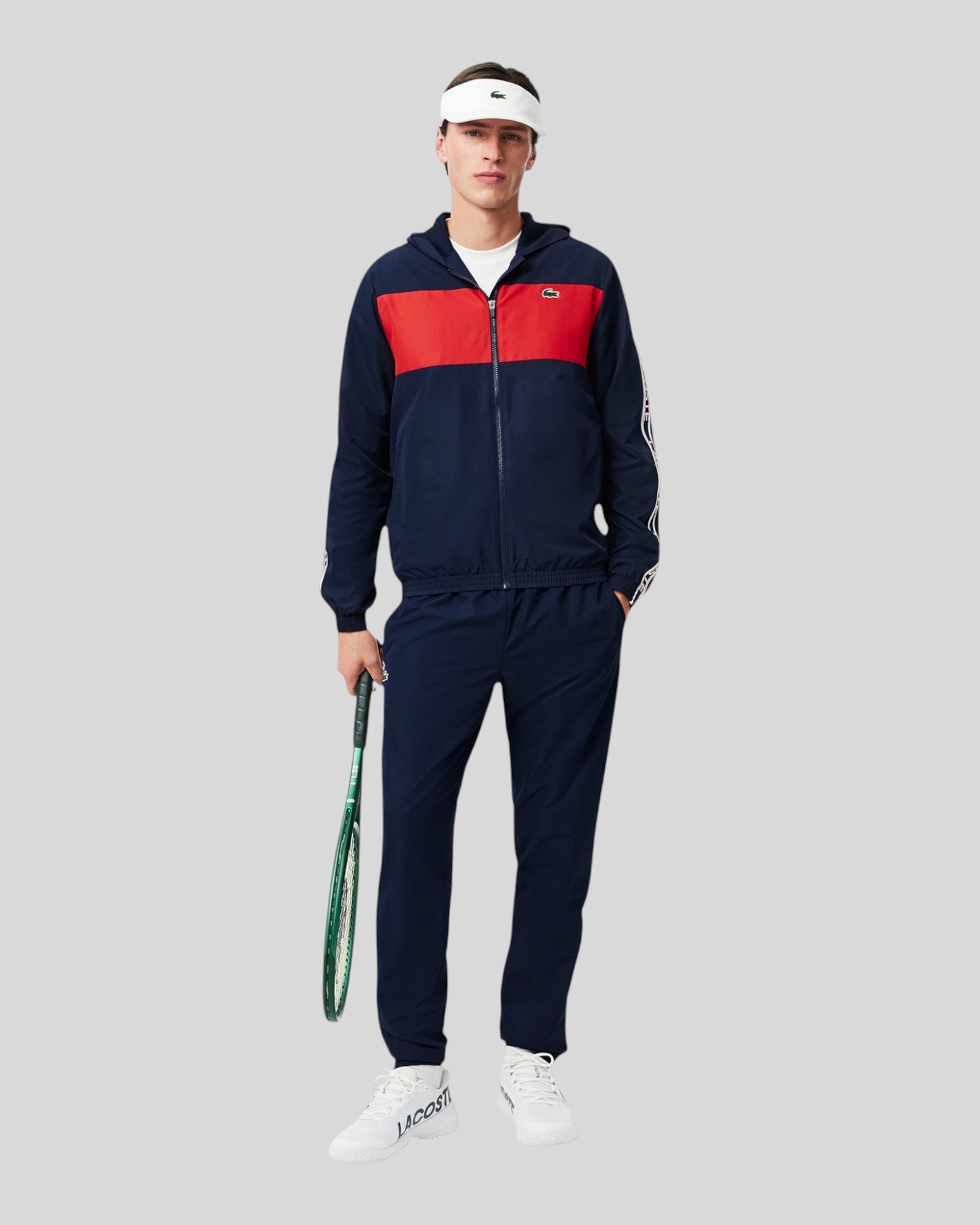 Tuta Completa Color Block Dark Navy Lacoste