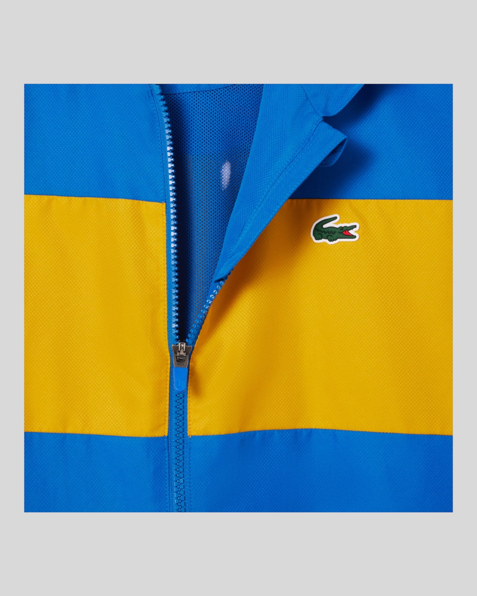 Tuta Completa Color Block Azzurro Lacoste