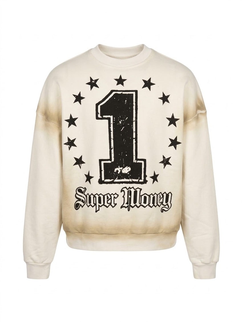 Felpa Girocollo Uomo Art Super Money Simply Hoodie Grillz Blood ART. GRILLZ BLACK VERSION SIMPLY HOODIE COL: OFF WHITE