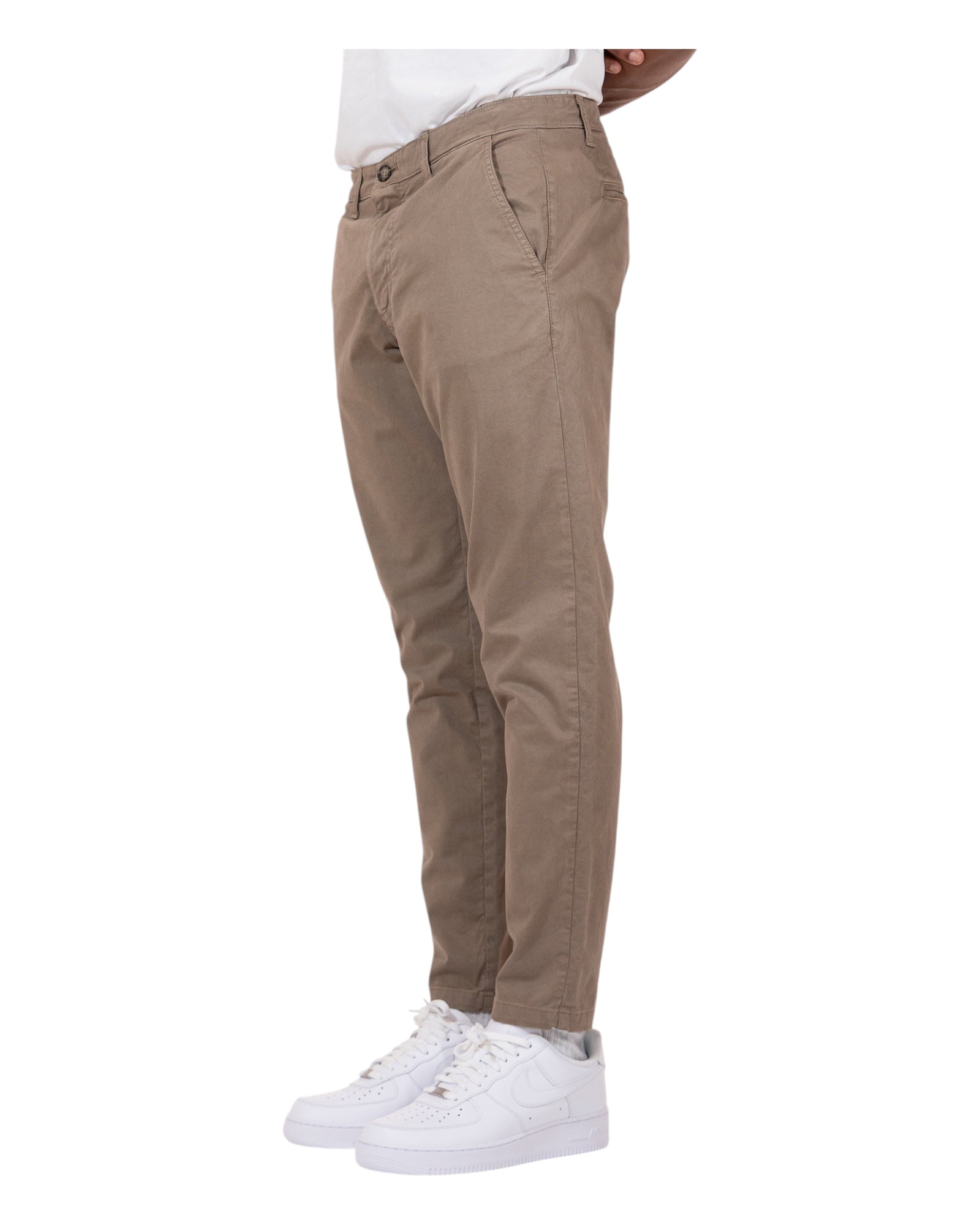 Pantalone Tasche America Cinos Fango Slim Fit Soldier