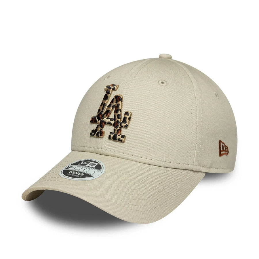 Cappello con Visiera New Era 9FORTY Los Angeles Dodgers Leopard Infill Beige 60691329