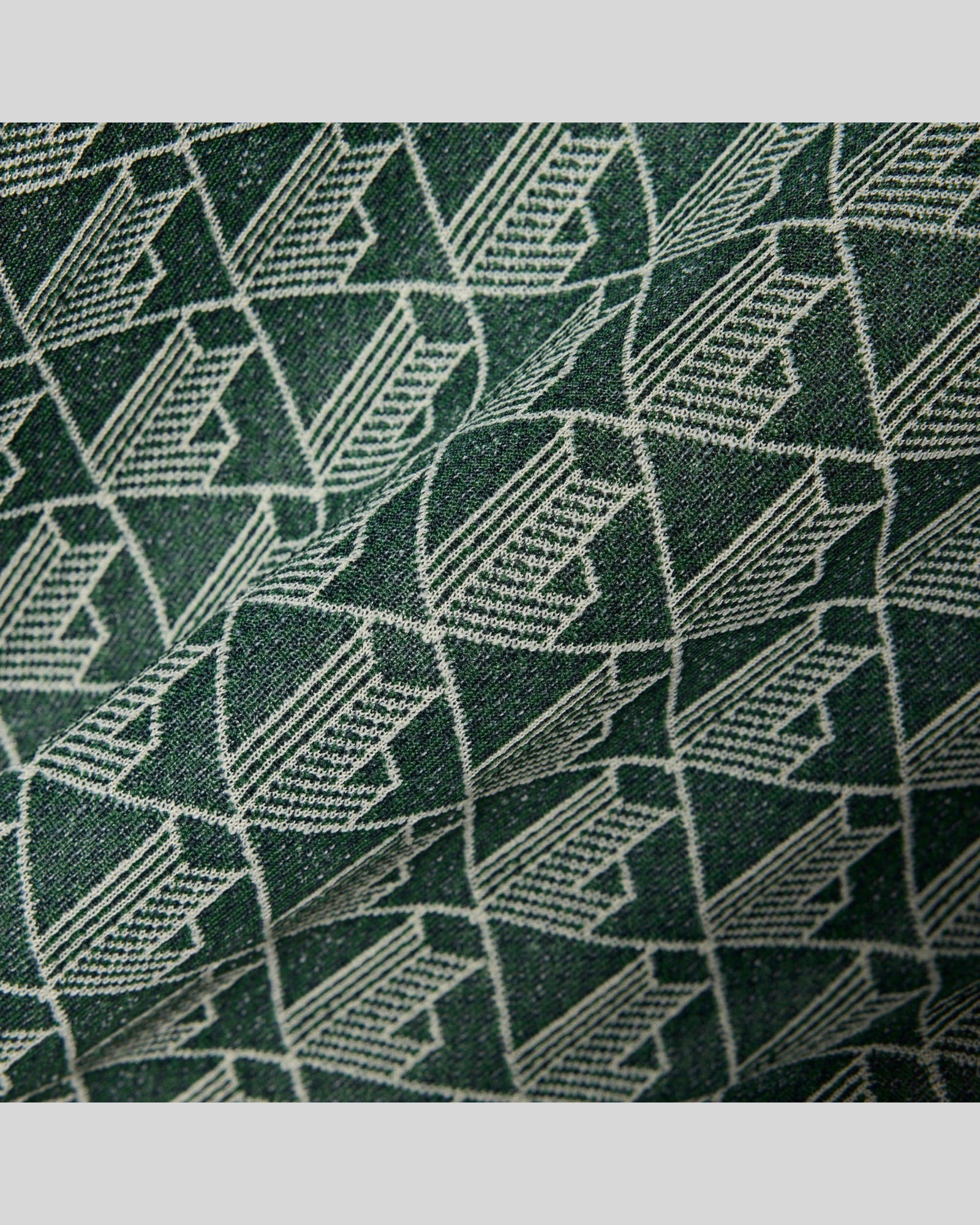 Polo In Jacquard Classic Fit Monogramma Verde D1417 00 D1R Lacoste