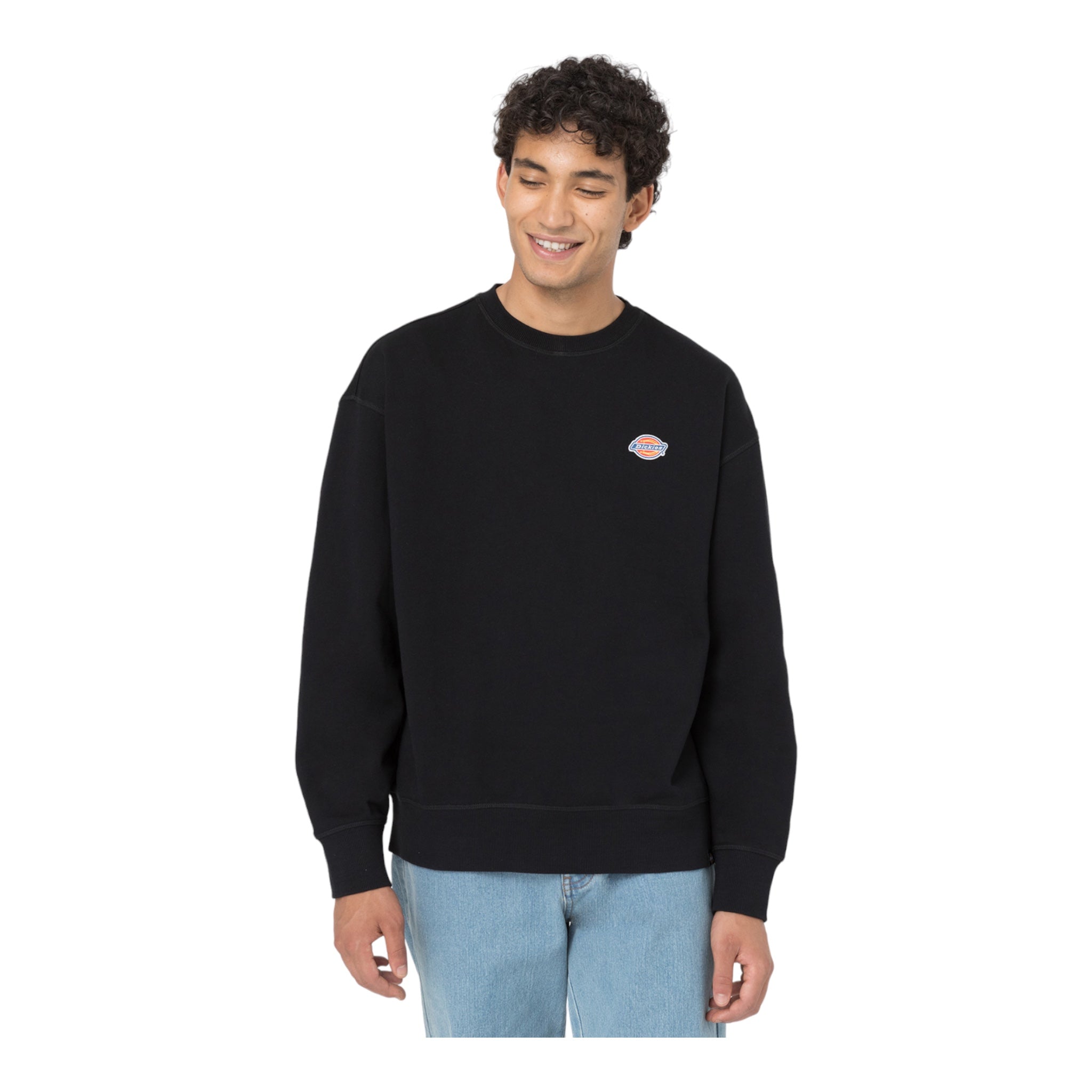 Millersburg Crew Black Sweatshirt DK0A4YLZBLK1 Dickies