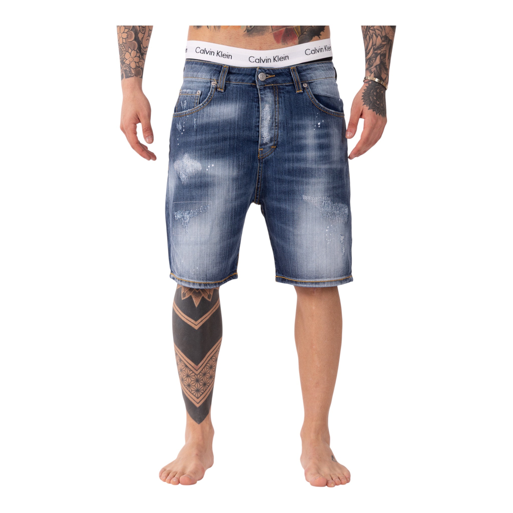 Short Denim Enzom 078B Blue Soldier