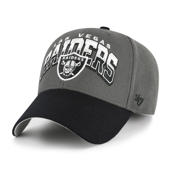 Cappello con Visiera ’47 Brand Las Vegas Raiders MVP Split Block Grigio Antracite F-SBLOK23WBV-CC
