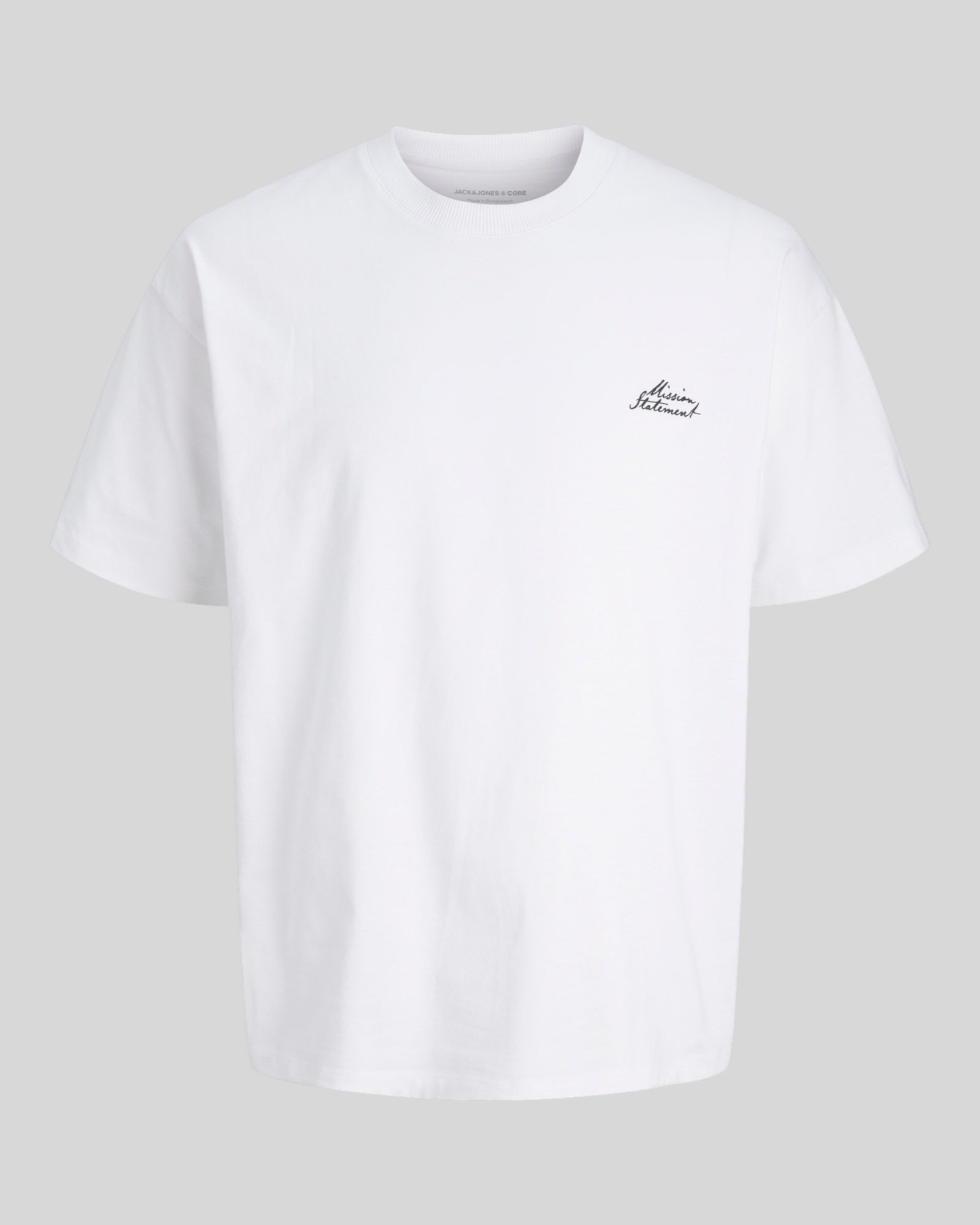 T-Shirt Jcodust Script Back SS Bianco 12292982 Jack & Jones