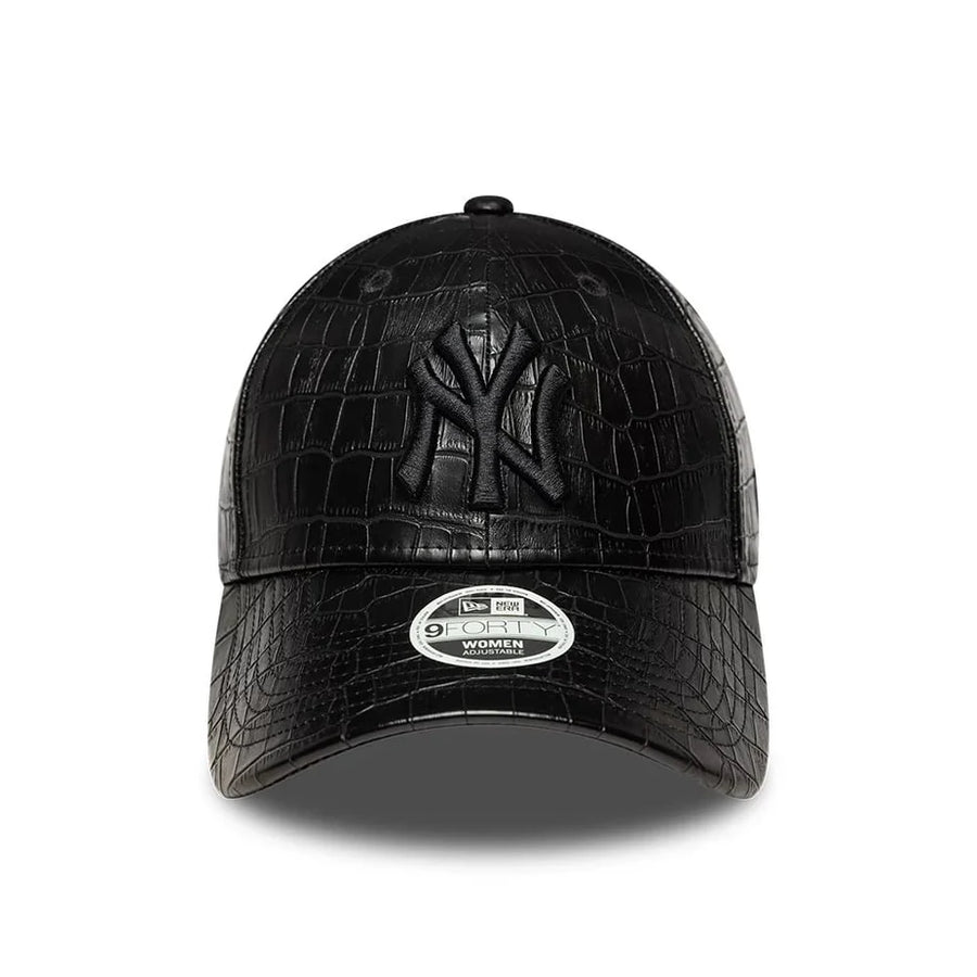 Cappello Con Visiera New Era 9FORTY New York Yankees Pattern PU Nero 60915860