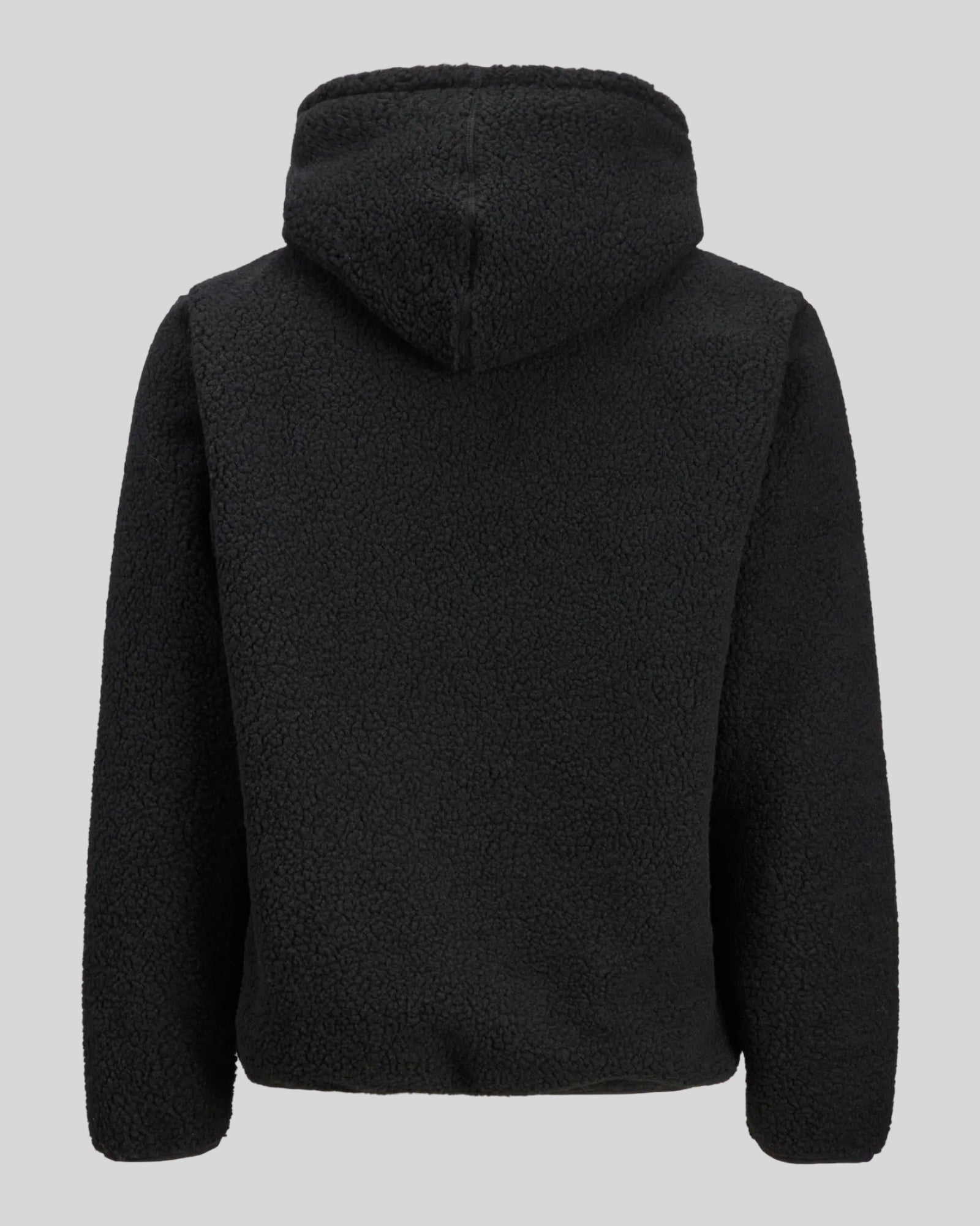 Felpa Con Cappuccio Teddy Jcoflare Sweat Hoodie Nero 12285678 Jack & Jones