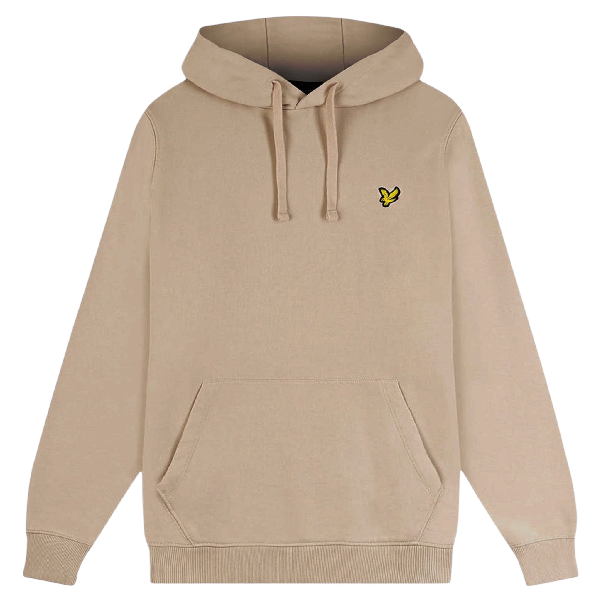 Felpa Con Cappuccio Brushback Pullover Hoodie Heritage Taupe ML1139V X302 Lyle & Scott