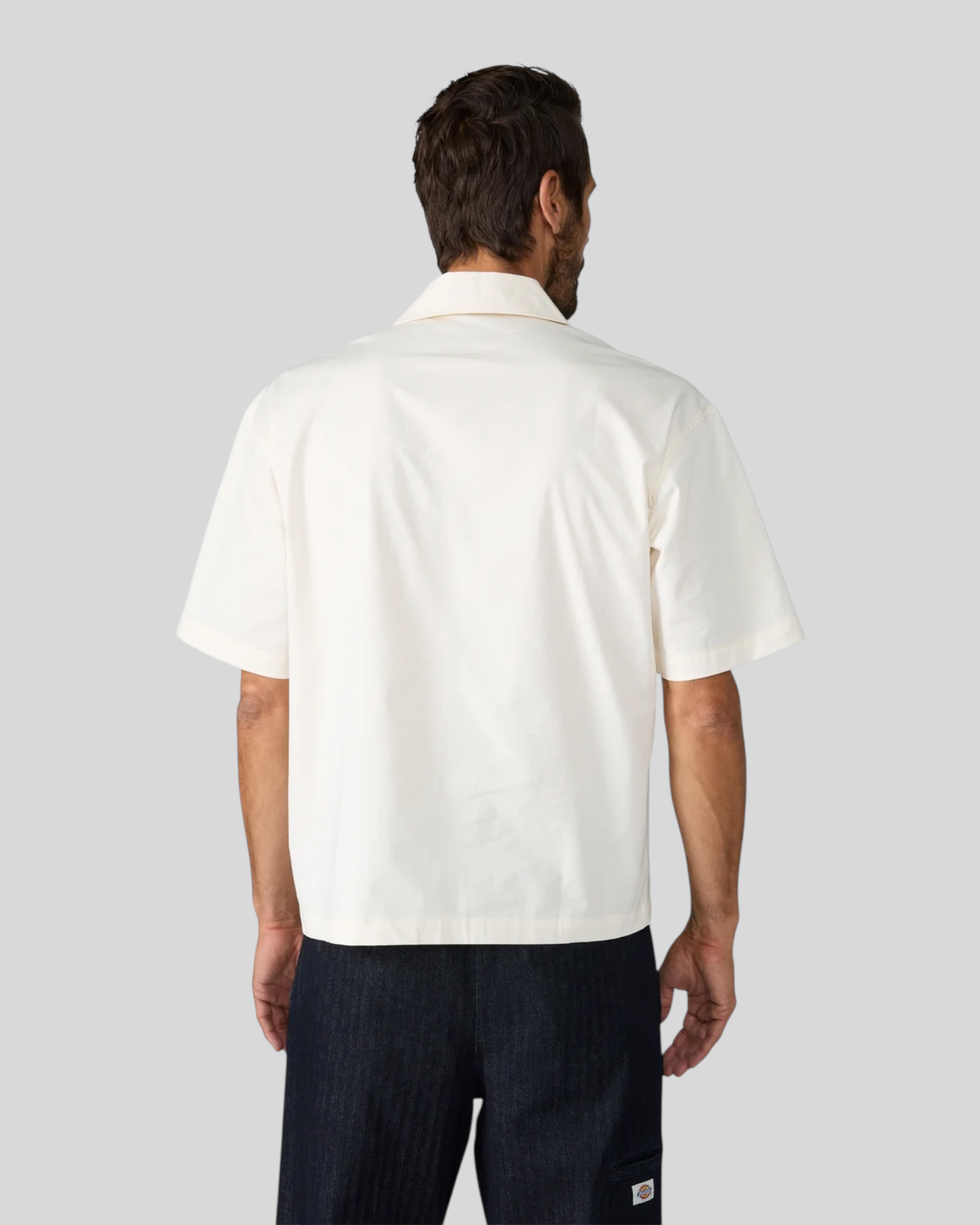 Camicia Maniche Corte Con Zip Cadiz QZ SS Egret DK0A88PIC48 Dickies