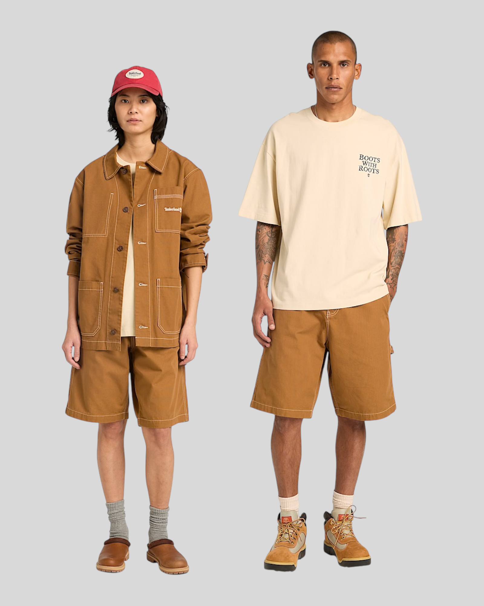 Short Carpentier Duck Canvas Marrone Chiaro TB0A5MB8 EH2 Timberland