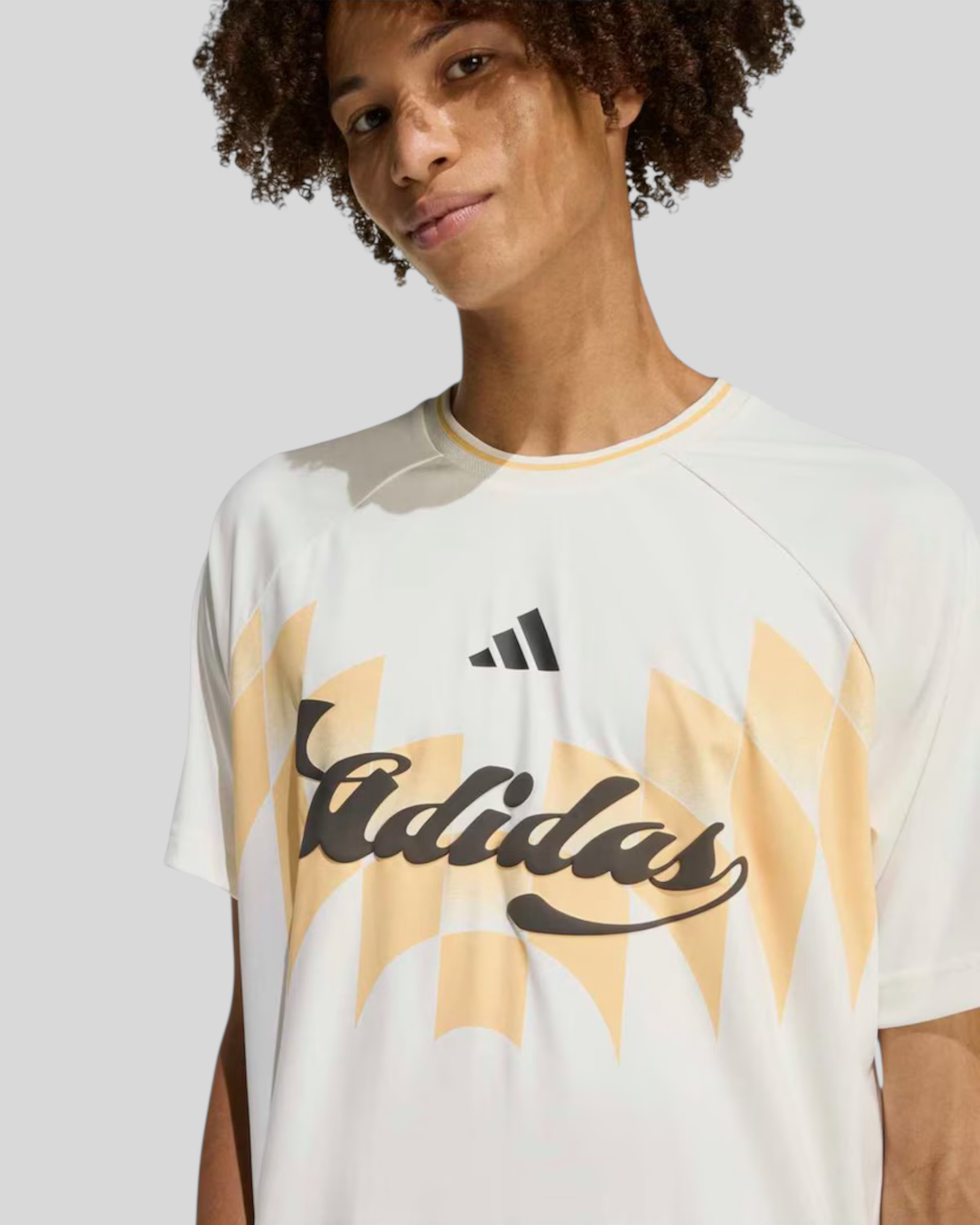 T-Shirt M Tiro Comon Goal Bianca KC1265 Adidas