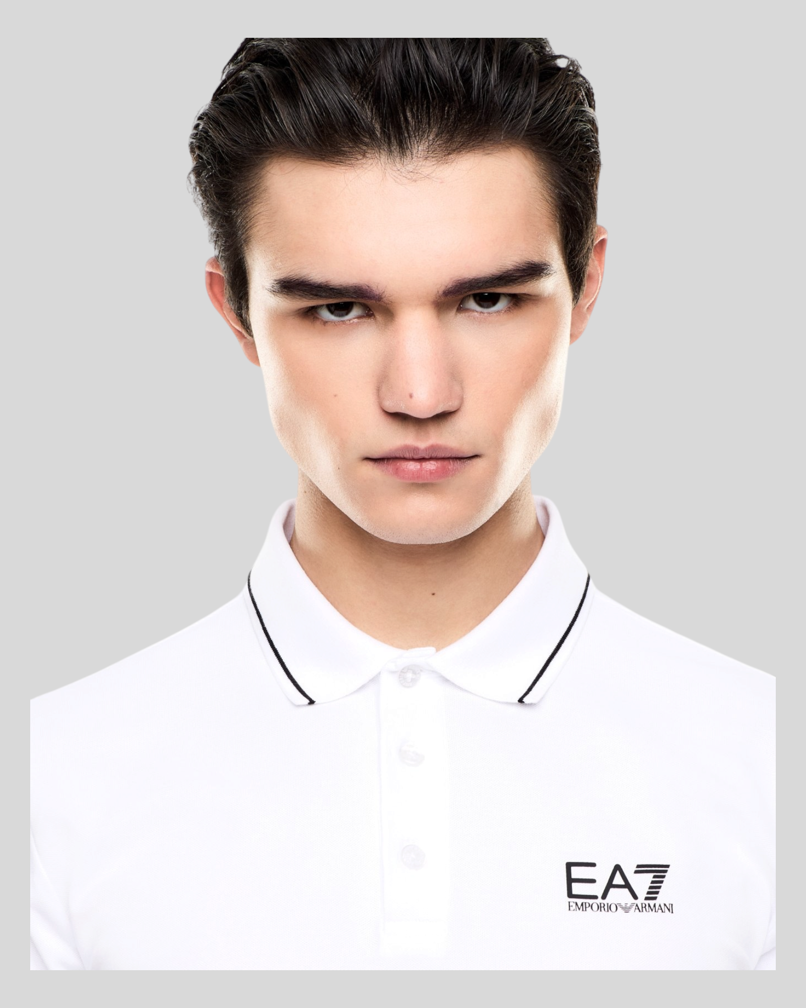 Polo Identity Core Stretch BIANCO 8NPF16PJVUZ1100 EA7 Emporio Armani