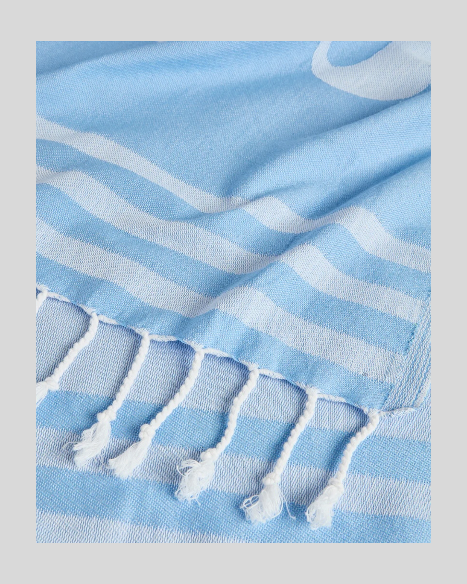 Telo Mare Fouta Jacquard Con Logo Giacinto AM401ATC1000 86600 Sundek