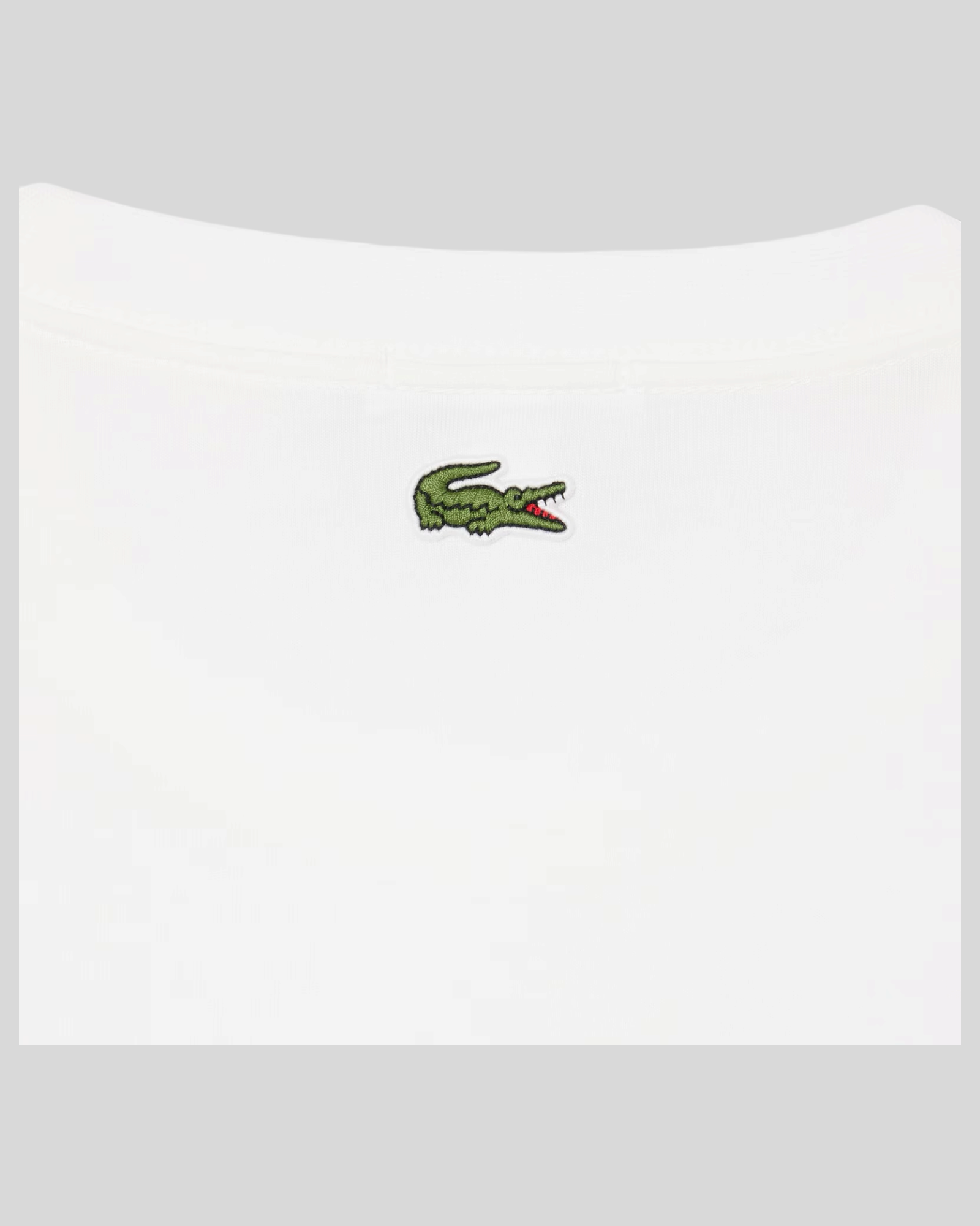 T-Shirt Unisex In Jersey Classic Fit Marchio Goffrato Bianca TH0753 00 70V Lacoste