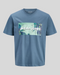 T-Shirt Jjindiana Tee SS Blue Mirage 12288112 Jack & Jones
