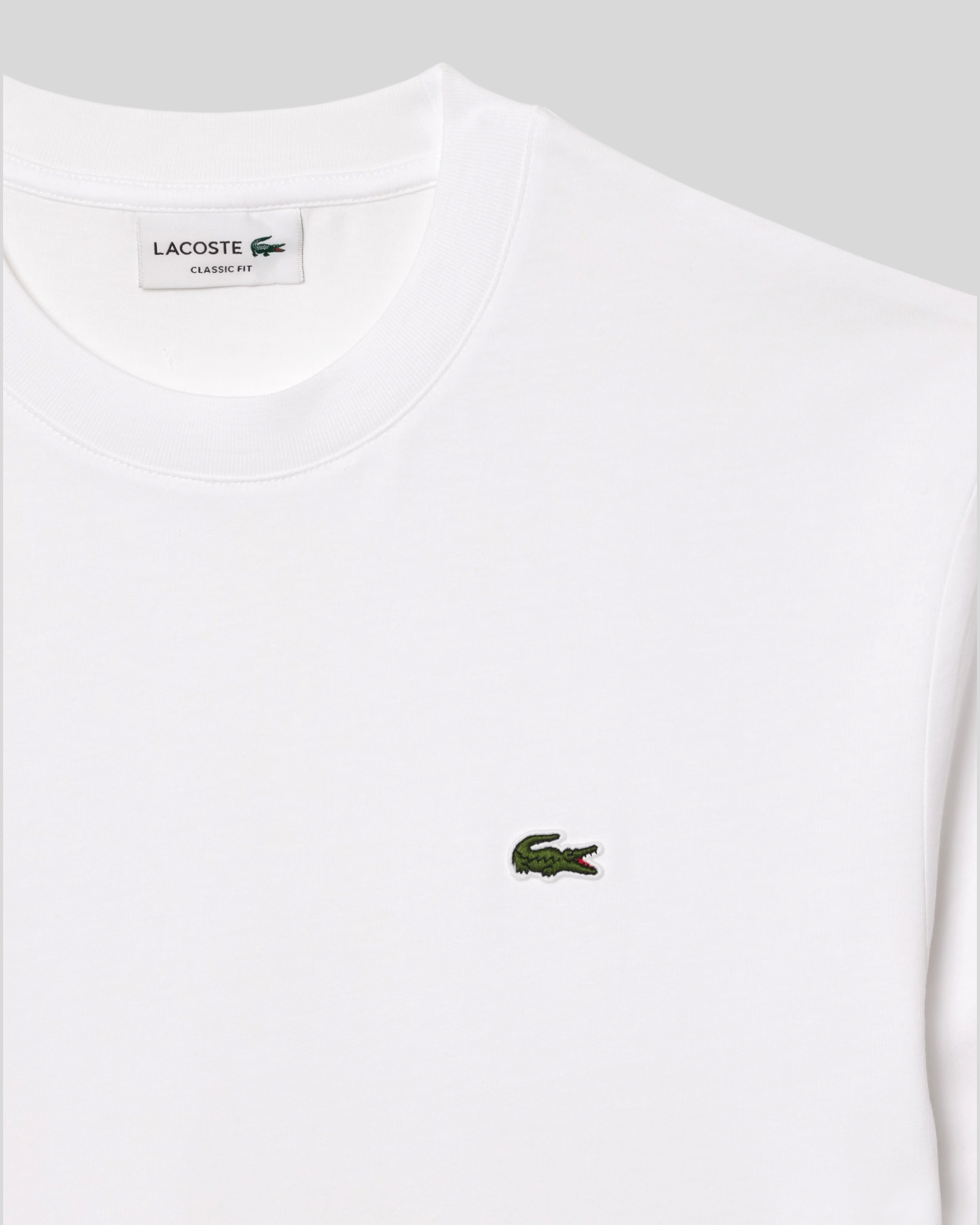 T-Shirt Classic Fit Bianco TH7318-00-001 Lacoste