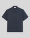 Camicia Maniche Corte Relaxed Fit in Seersucker Nero/Grigio CH2355-00-4CI Lacoste