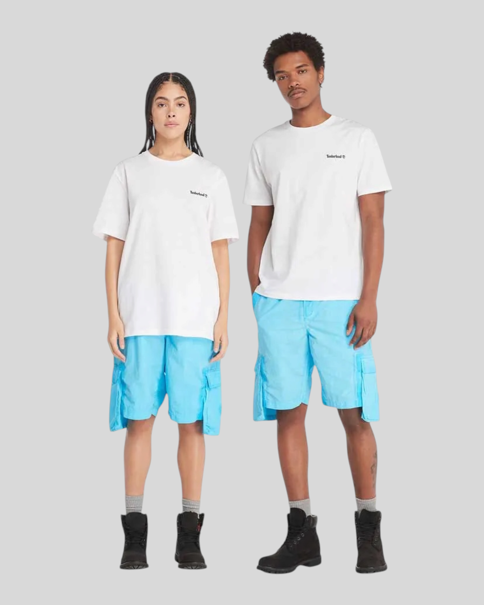 T-Shirt Small Linear Logo Bianco TB0A5QQT100 Timberland