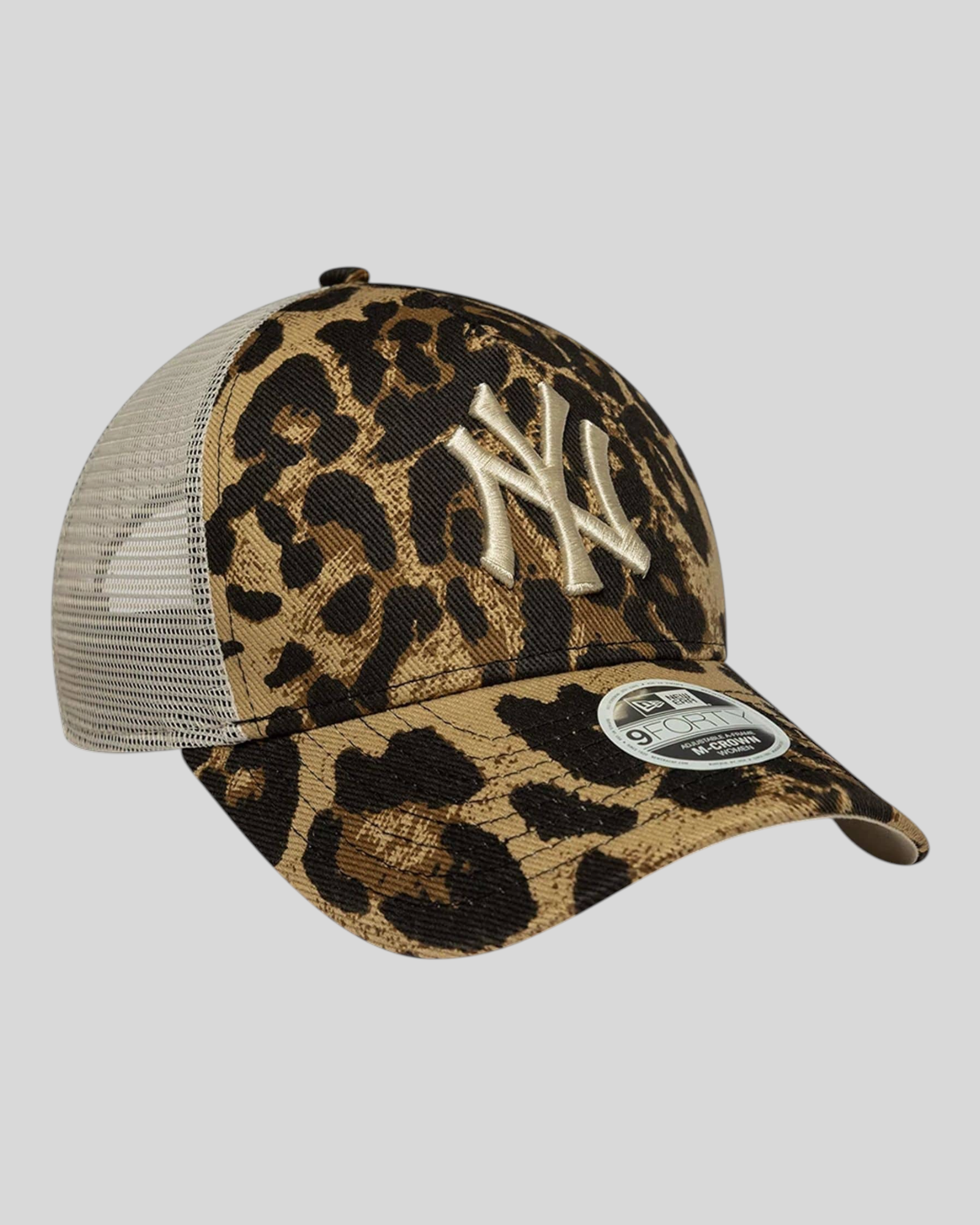 Cappello Con Visiera 9Forty M-Crown A-Frame Trucker New York Yankees MLB Leopard 60856311 New Era