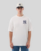 T-Shirt Oversized New York Yankees MLB Cap Graphic Bianca 60856148 New Era