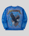 T-Shirt In Maglia Maniche Lunghe Blu Freedom BH3593 Paper Money