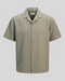 Camicia Maniche Corte JJglobal Waffle Resort Shirt Vetiver 12295551 Jack & Jones