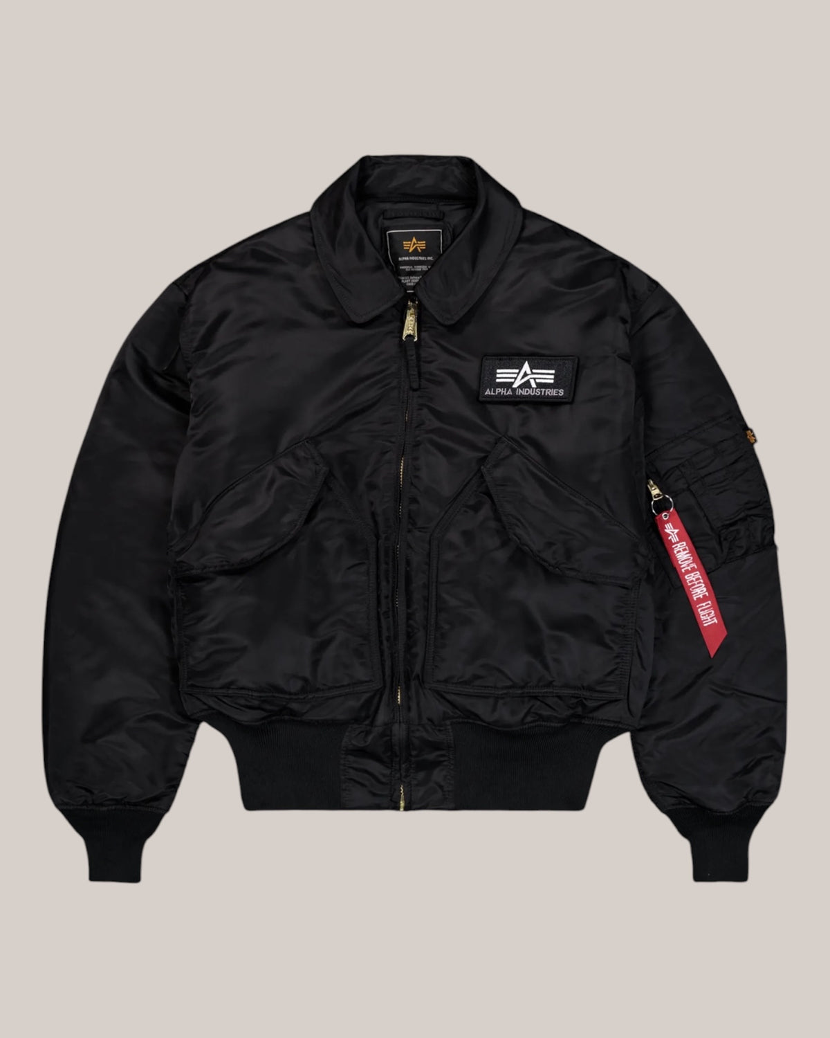 Giubbino Uomo Nero CWU-45 Heritage Bomber Jacket 100102