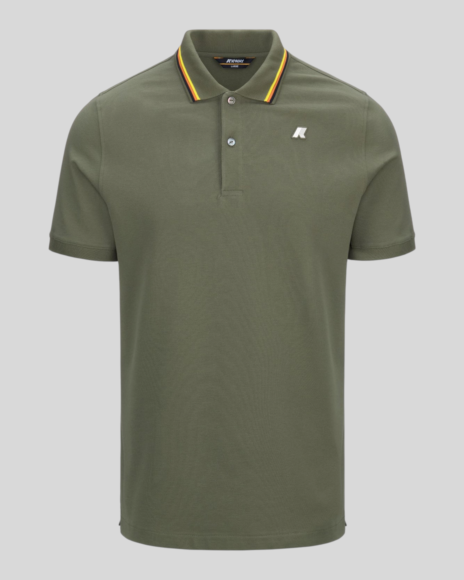 Polo Jud Pique Slim Green Lichen K1125DW V15 K-Way